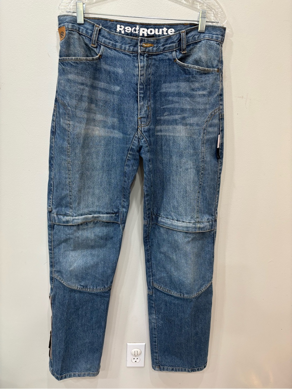 Red Route Kevlar Motorcycle Riding Jeans Men’s Size 32 Regular